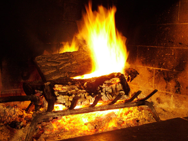 Image of a home fire burning