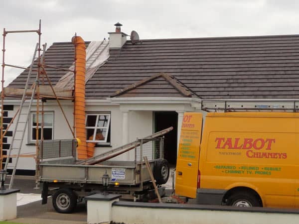 picture of the Talbot Chimneys van