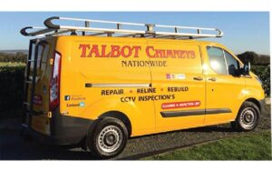 picture of the Talbot Chimneys van